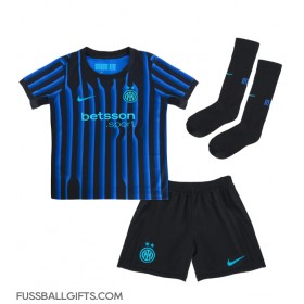 Inter Milan Lautaro Martinez #10 Fußballbekleidung Heimtrikot Kinder 2025-26 Kurzarm (+ kurze hosen)